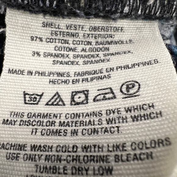 Pilcro and the Letterpress Script Velvet Ankle Jeans Navy Blue Floral Size 27 - Picture 11 of 15